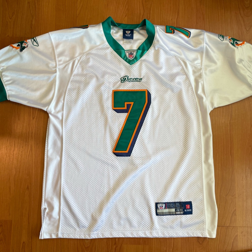 Miami Dolphins NFL Football Jersey Number 7 Chad Henne Quarterback size 48